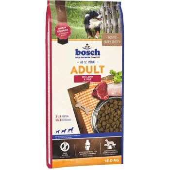 bosch Tiernahrung High Premium concept 2x15кг Adult агнешко и ориз bosch суха храна за кучета