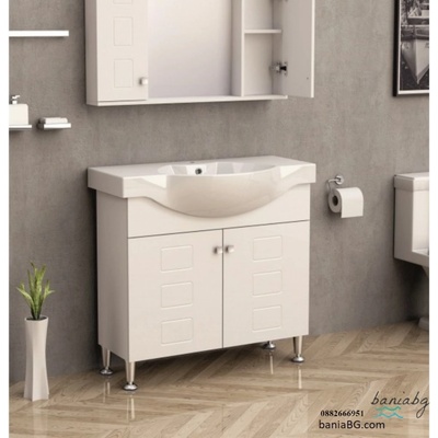 Inter Ceramic Долен стоящ pvc шкаф за баня icp 9080 АЙВЪН