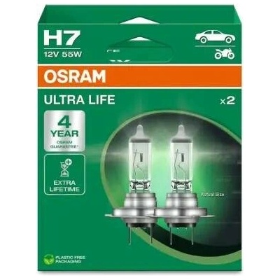 Osram Ultra Life H7 PX26D 12V 55W 64210ULT-2HB