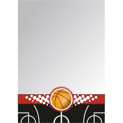 DIP172 Diplom papier basketbal A4