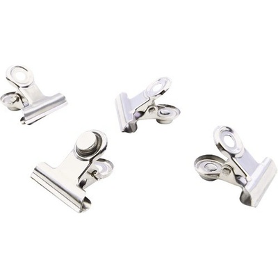 Magnetický klip Mini-Graffa, chrom, set 4 ks