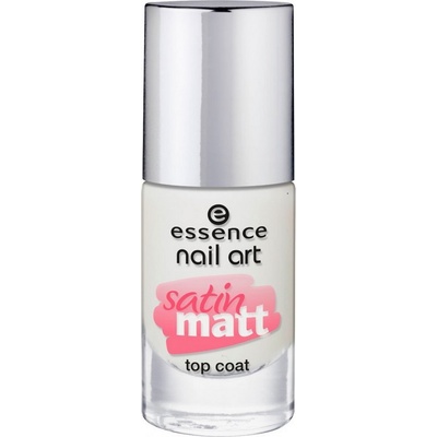 Essence Nail Art Satin Matt Top Coat krycí lak 26 Matt About You! 8 ml – Zboží Dáma