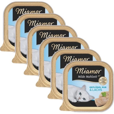 Miamor Milde Mahlzeit hydina & losos 6 x 100 g