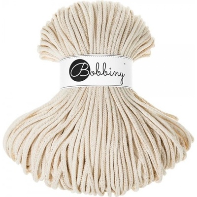 Bobbiny bavlněná šňůra PREMIUM 5mm golden natural