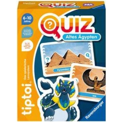 Ravensburger tiptoi 00166 Quiz Altes Ägypten, Quizspiel für Kinder ab 6 Jahren, für 1-4 Spieler