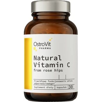 OstroVit Natural Vitamin C from Rose Hips 1000 mg, 30 capsules
