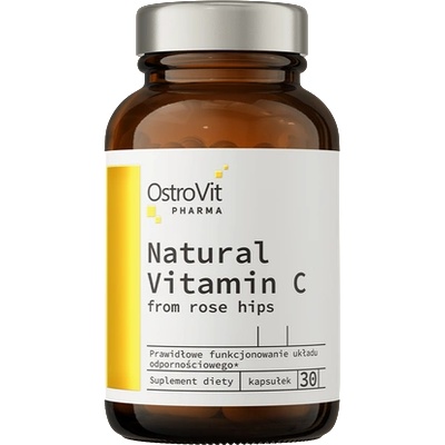 OstroVit Natural Vitamin C from Rose Hips 1000 mg, 30 capsules