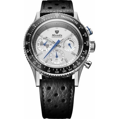 Nivada Grenchen Chronoking Meca Racing Grey - Inter. Bezel