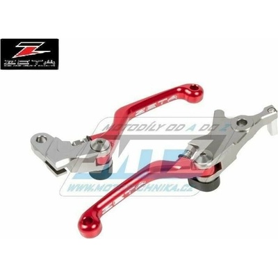 Sada výklopných páček ZETA PIVOT - ZETA ZE44-5013 - Honda CRF250L + CRF250M+CRF250Rally + CRF300L + CRF300 Rally - červené ZE445013