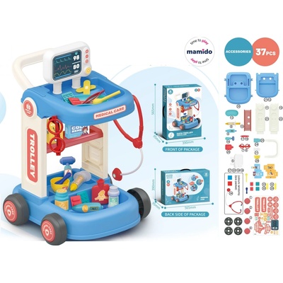 Mamido Dětský lékařský vozík s příslušenstvím MT1116 – Zboží Dáma