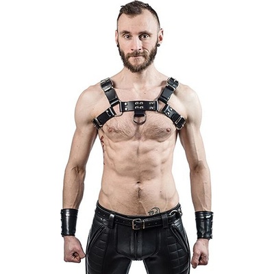Mister B Chest Harness Saddle Leather kožený harness
