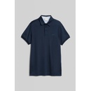 Gant polokošela Mercerized Jersey SS Rugger modrá