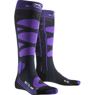 X-Socks X-Bionic Ski Control 4.0 W SSKCW19W-G079 charcoal melange/purple