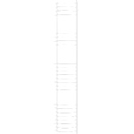Mexen Eros 1600x318 mm 551W white (W112-1600-318-00-20)