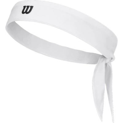 Wilson U TIE Headband Bílá Tmavě modrá