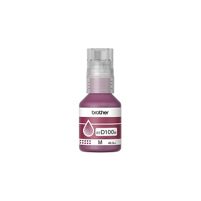 Brother BT-D100M Magenta Ink Bottle (BTD100M)