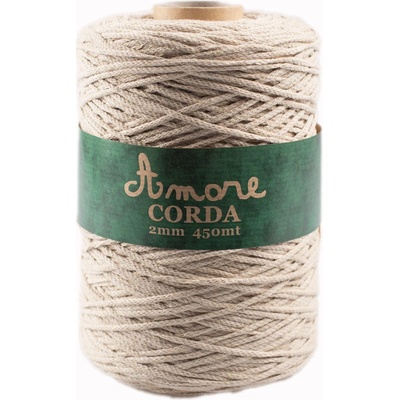 Borgo de Pazzi Amore CORDA 2mm Ecru 609