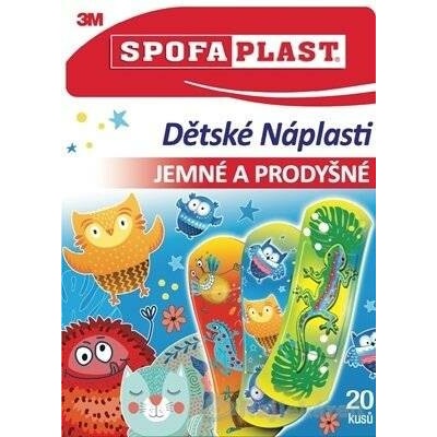3M Spofaplast č. 116 náplasti dětské jemné prodyšné mix 20 ks
