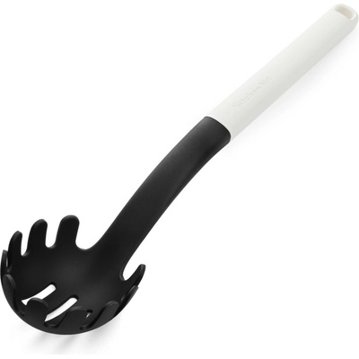 Naběračka na těstoviny KitchenAid Classic Collection 34 cm bílá KHA005OHPNG