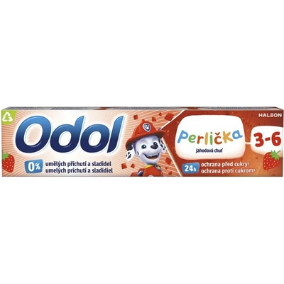 Odol s fluoridem pro děti od 3 do 6 let Perlička 50 ml