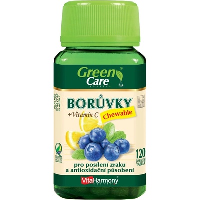 Vitaharmony Čučoriedky s Vitamínom C Chewable 120 tabliet