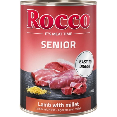 Rocco Senior jahňacie a proso 24 x 400 g