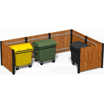 Kontejnerové stání Profi Wood 3