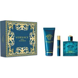 Versace Eros подаръчен комплект с парфюмна вода 100мл и душ гел 150мл за мъже 1 бр