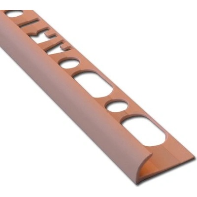 Ukončovací lišta profil na obklady PVC 10 mm karamel