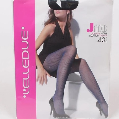 Фигурален чорапогащник в черен цвят 40 den