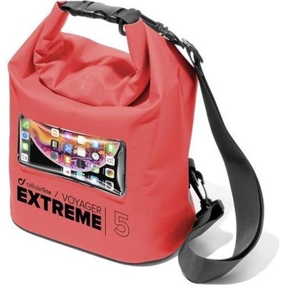 Cellularline Чанта Cellularline Voyager Extreme, 5 л. , водоустойчива, червена (IT5863)