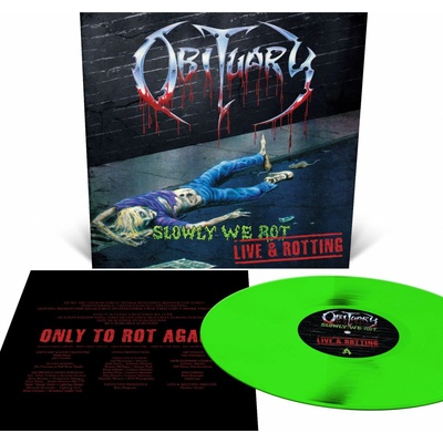 Obituary - Slowly We Rot Live And Rotting Coloured LP