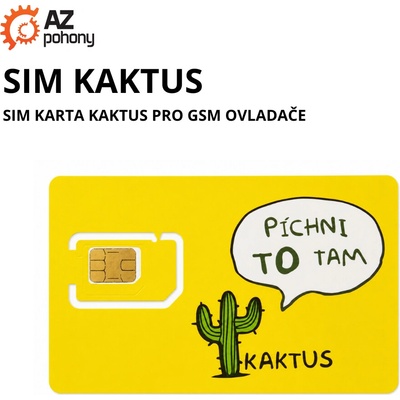 SIM KAKTUS - SIM karta Kaktus pro GSM ovladače
