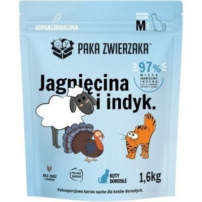 PAKA ZWIERZAKA Lamb and turkey M 1,6 kg