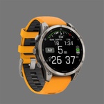 Garmin Fenix 8 AMOLED 47mm Sapphire Titanium Graphite/Orange 010-02904-11