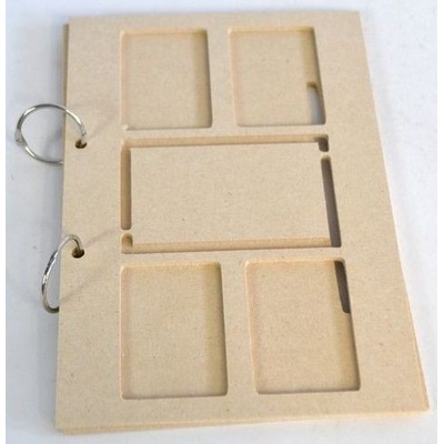Desky MDF na výrobu fotoalba s okýnky 13,5x20cm