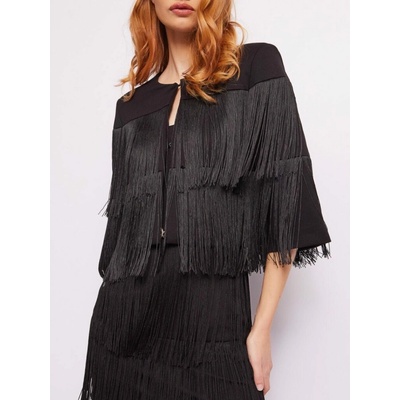 GAUDI Fringed Black bunda