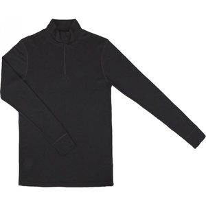 Joha Мъжко мериносово термобельо Joha Blouse with Zip Merino base layer - Black (015-1242-0112)