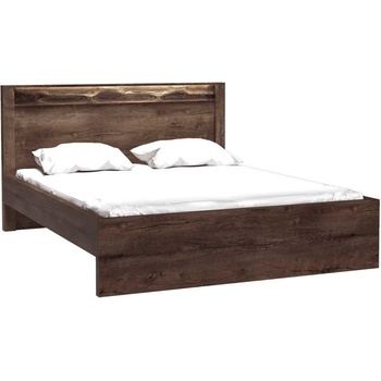 Jarstol Спалня 160/200 см с подматрачна рамка и led осветление indianapolis i-19 тъмна пепел