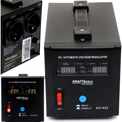 Automatický stabilizátor napětí KD1925 | 1000VA - 230V – Zboží Mobilmania