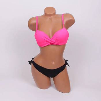 Image 1 of Дамски бански в розово и черно