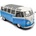 Solido 1: 18 volkswagen t1 samba СИН / БЯЛ 1962 - solido