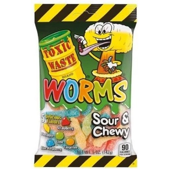 Toxic Waste Sour Gummy Worms 142 g
