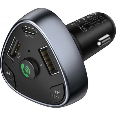 hoco. Трансмитер за кола Hoco E51 Road treasure car BT FM transmiter - Черен