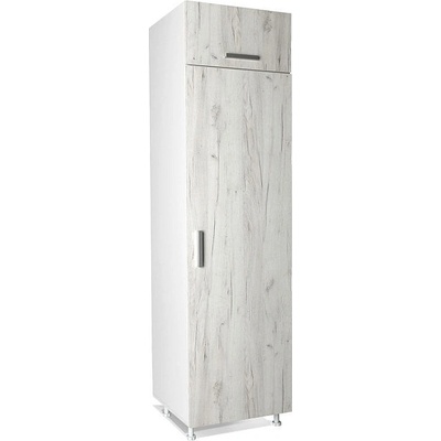 Matis Колонен шкаф за вграден хладилник in friz 60 снежен дъб