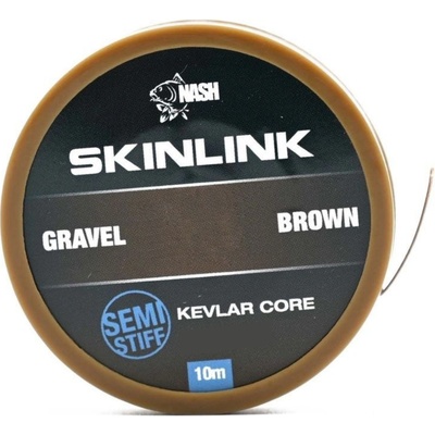 Kevin Nash šnúra SkinLink Stiff 35lb 10m gravel hnědá