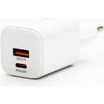 Powerton ENERGY VOLTIX Мрежов адаптер 33W, 2 порта, USB-C, USB-A, 33W GaN зарядно устройство (WPCHA33W1)