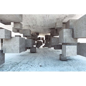 DIMEX ART s. r. o Флизелинов фототапет абстрактен геометричен фон 375 x 250 см