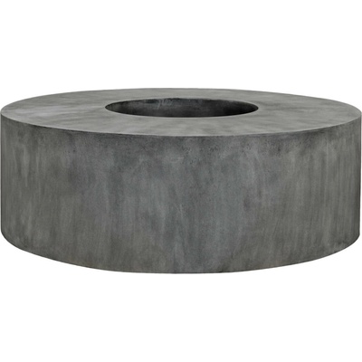 Pottery Pots Kvetináč Jumbo Seating Round, sivá, Velikost: - 47.5 x 140 cm