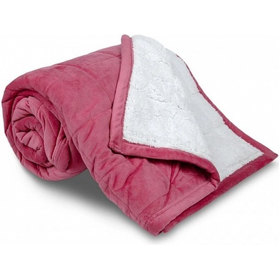 Sleep-well deka z mikrovlákna Extra měkká ovečka prošev starorůžová 150x200